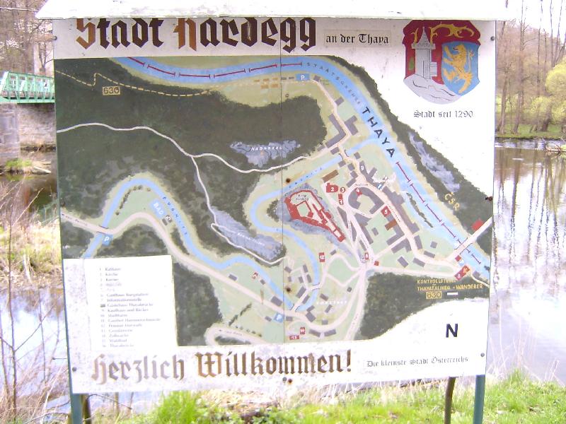 in der bisher kleinsten Stadt ?sterreichs "Hardegg"